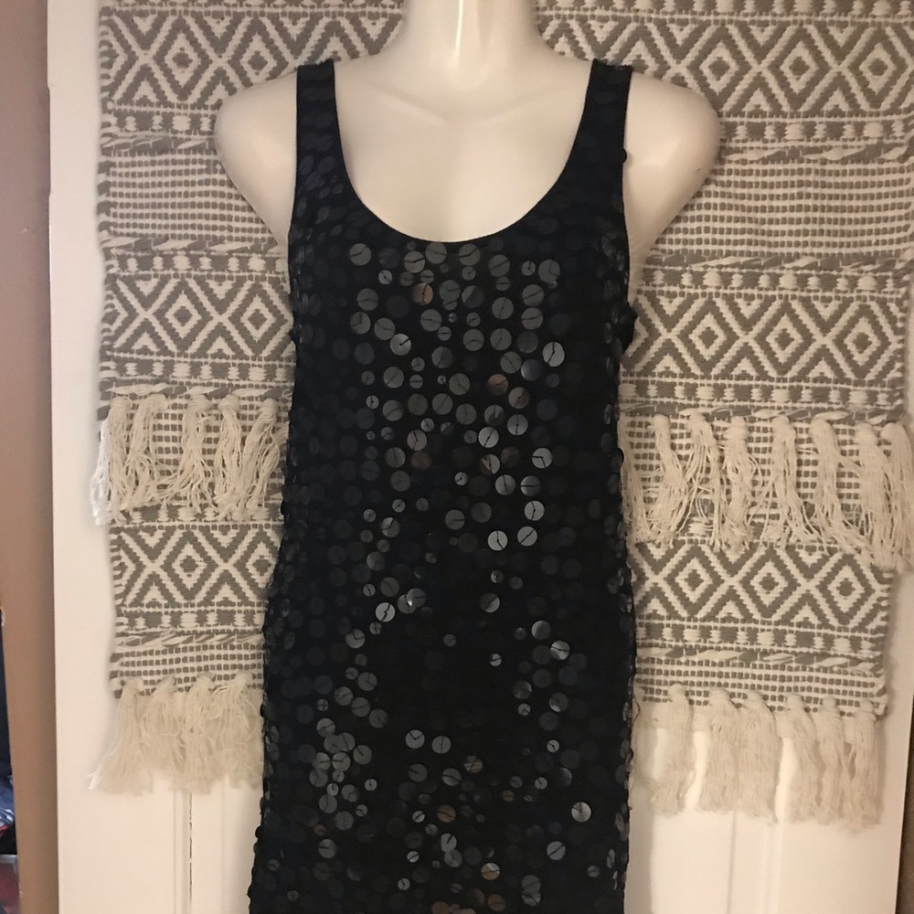 New Year’s Eve little black sparkly dress